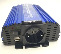 Автоінвертор-перетворювач напруги 12 V-220 V 600 Вт 12 V-220 V 600 W 2 USB Power Inverter Tommatech MS600 - мініатюра 2
