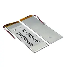 Акумулятор 3550145P універсальний з контролером, 3,4 х 52 х 145 мм (3500 mAh)/ для планшета - мініатюра 2