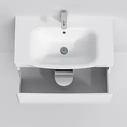 Тумба підвісна AM.PM Like 80 см з умивальником (M80-FHX0802-WC0802-38) - мініатюра 5