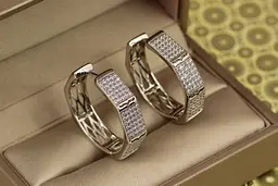 Сережки Xuping Jewelry народження Венери 2,7 см сріблясті