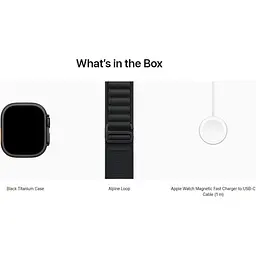 Смарт-годинник Apple Watch Ultra 3 49mm Black Titanium Case with Black Alpine Loop Medium (MF0V4) [145330] - мініатюра 4