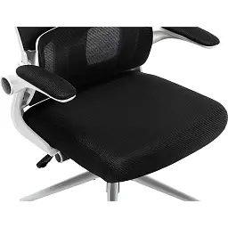 Офісне крісло GT Racer X-5728, чорно-біле (X-5728 White/Black) - мініатюра 6