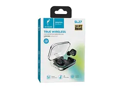Навушники TWS SkyDolphin SL27 Black (SDBTE-000192) - мініатюра 2