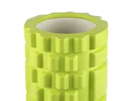 Масажний ролик (роллер) PowerPlay 4025 Massage Roller Зелений (33x14 см) (PP_4025_Green) - мініатюра 3
