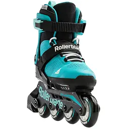Ролики Rollerblade Microblade 2024 36,5-40 Чорний-Бірюзовий - мініатюра 4