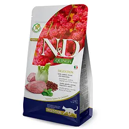 Сухий корм Farmina N&D Quinoa Digestion Adult Lamb для котів із порушеннями травлення (ягня, кіноа), 1.5 кг
