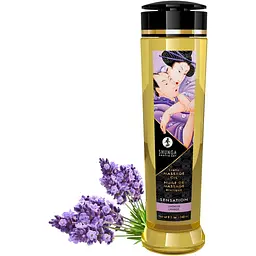 Масажна олія Shunga Sensation лаванда, 240 мл - мініатюра 2