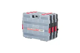 Органайзер для зберігання дрібних деталей із ручкою Intertool BX-4021 14.5" 375 x 280 x 67 мм - мініатюра 2