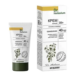 Крем нічний 35+ Dr. Herbarium живлення й комфорт