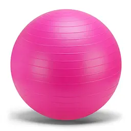 М'яч для фітнесу B7510Pink діаметр 75 см, 1000 грам, у пакеті