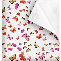 Пелюшка багаторазова Cosas непромокаюча Butterflies 70х120 см (Diaper_ButterfliesYellowRed_70x120)