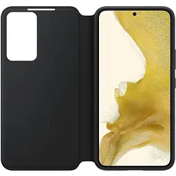 Оригінальний чохол-книжка Samsung для Galaxy S22 Plus S-View Clear View Cover (6.6") Чорний (EF-ZS906CBEGRU) - мініатюра 5