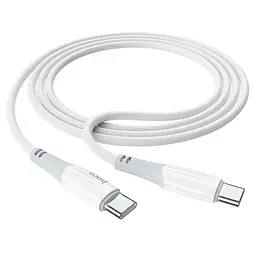 Кабель Hoco X66 Pisces Cable Type-C to Type-C 2,4A 1m Gray