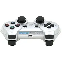 Геймпад джойстик Voltronic DualShock 3 Wireless DoubleShock PS3 silver (07650) - мініатюра 2