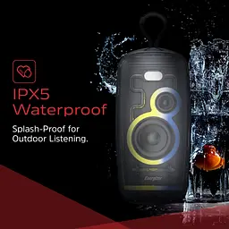 Акустична система 1.0 Energizer 16Вт Bluetooth 5.2/MicroSD/USB/AUX/FM/TWS, IPX65, чорна - мініатюра 8