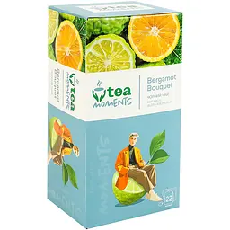 Уцінка. Чай чорний Tea Moments Bergamot Bouquet 22 шт. x 1.8 г  - мініатюра 2
