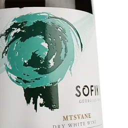 Вино Sofiko Mtsvane, сухе, біле, 0,75 л - мініатюра 5