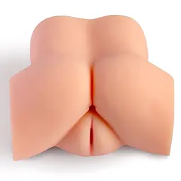 Мастурбатор-півторс Real Body Real Tess з вібрацією вагіна та анус - мініатюра 3