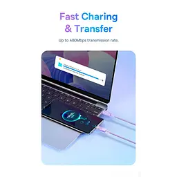 Кабель Baseus Explorer Series Fast Charging Cable with Smart Temperature Control Cable Type-C to Type-C 100W 1 - мініатюра 10