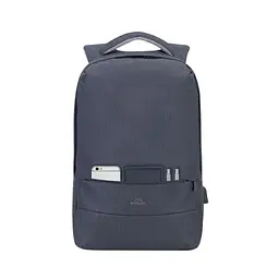 Рюкзак для ноутбука RivaCase 15.6" 7562 dark grey anti-theft (7562DarkGrey) - мініатюра 3