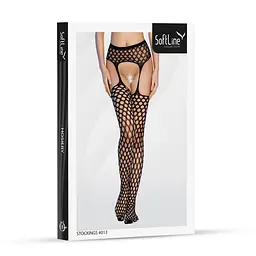 Панчохи SoftLine 4013, One Size (чорний) - мініатюра 3