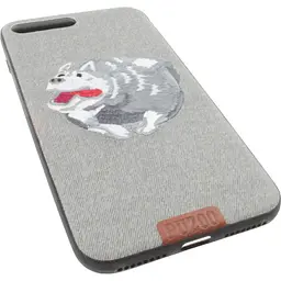 Чохол-накладка PUZOO TPU+TPU with stitchwork craft Ballon Dog iPhone 7 Plus/8 Plus Gray - мініатюра 4