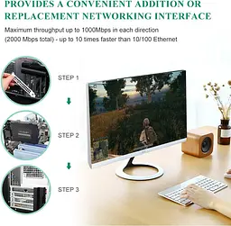 Мережева карта EDUP EP-9602GS гігабітний мережевий адаптер PCI Express PCIe для ПК (19208) - мініатюра 6