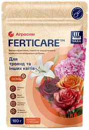 Добриво для для троянд та інших квітів Осінь Yara Ferticare, 180г