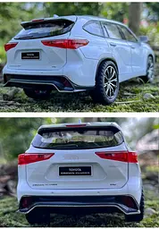 Колекційна металева модель автомобіля АвтоЕксперт Toyota Crown Kluger з інерцією, світлом та звуком 1:24 - мініатюра 4