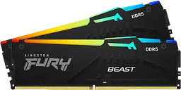 Оперативна пам'ять Kingston Fury 32GB (2x16GB) DDR5 5600MHz Beast RGB White (KF556C36BWEAK2-32)