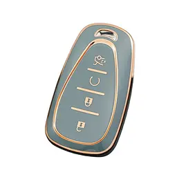 Чохол ключа Chevrolet сірий (4 кнопки) TPU