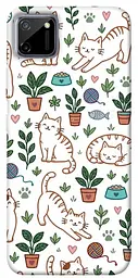 TPU чохол Demsky Cats pattern для Realme C11