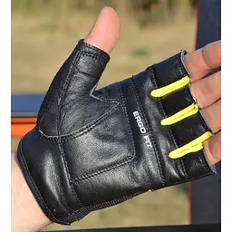 Рукавички для фітнесу PowerPlay PP-9058 Black/Yellow S - мініатюра 3