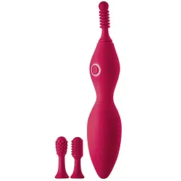 Вібратор для клітора Dreamtoys Sparkling Verona 18.5 см червоний