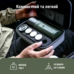 Портативна кавоварка Outin Nano Espresso Machine OTEM-01 Forest Green (OTEM-01-FG) - мініатюра 9