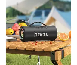 Колонка портативна Hoco HA10 Oleada з LED-підсвіткою чорна - мініатюра 7