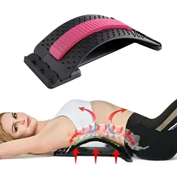 Масажер тренажер місток Торос-Груп для спини та хребта Magic Back Support Pink (16009-hbr) - мініатюра 3
