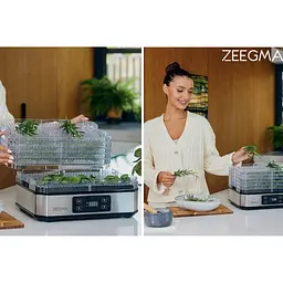 Сушарка для овочів, фруктів та грибів Zeegma Dry Chef Silver дегідратор - мініатюра 10