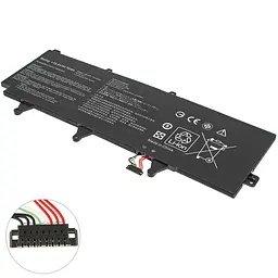 Батарея для ноутбука Asus C41N1802 (Zephyrus: GX701GX GX701GW GX701GV) 15.4V 4935mAh 76Wh Чорний