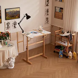 Стіл художній креслярський Meeden 6063, 90x60x84 см, дерев'яний, регульована висота - мініатюра 11