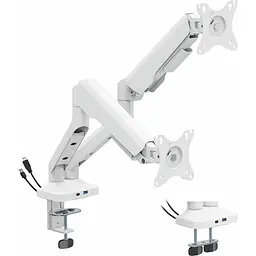 Кріплення настільне для двох моніторів OfficePro 17-35" White (MA452W)