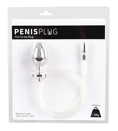 Стимулятор уретри з анальною пробкою Penis Plug Piss to Ass - мініатюра 7