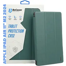 Чохол до планшета BeCover Tri Fold Hard Apple iPad Air 11" M2/M3 (2024/2025) Dark Green (711414) - мініатюра 2