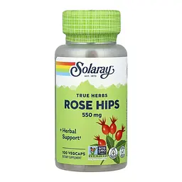 Плоди шипшини Rose Hips Fruit 550 мг - 100 веганських капсул
