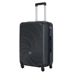 Валіза Semi Line 24 дюйми (M) 67 л ABS-пластик розширення 20% 4 колеса код. замок Black