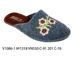 Капці BELSTA р.38 кімнатні жіночі арт.V1086-1 №1318 VN550 C-91 201 C-76 37-41