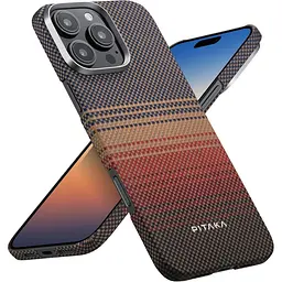Оригінальний протиударний чохол для iPhone 16 Pro Pitaka Tactile Woven Case Sunset (KI1601SU)
