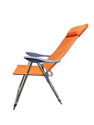 Складний стілець Levistella GP20022010 ORANGE, оранжевий, висота 101 см, вага 3,1 кг, навантаження 110 кг, для дачі - мініатюра 5