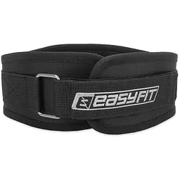 Пояс атлетичний EasyFit розмір S 60-75 см Чорний (EF-0004-S)