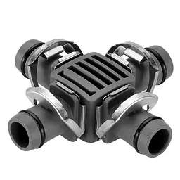З'єднувач хрестоподібний Gardena Micro-Drip System Quick & Easy для шлангів 13 мм, 2 шт (08339-29)